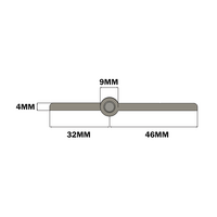 51-345-1 MODULAR SOLUTIONS LIFTOFF HINGE 30 & 45 SERIES TRANSITION HINGE